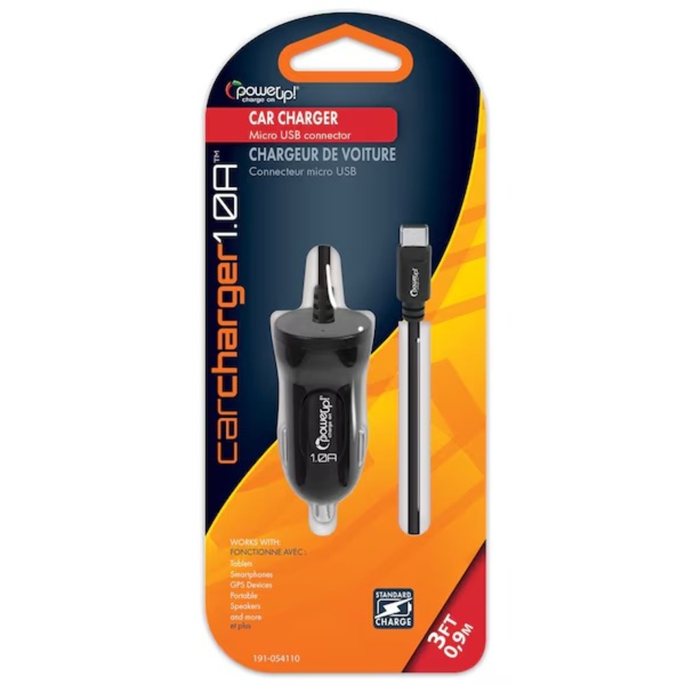 Power Up Car Charger 1.0A‎ Type C Car charger